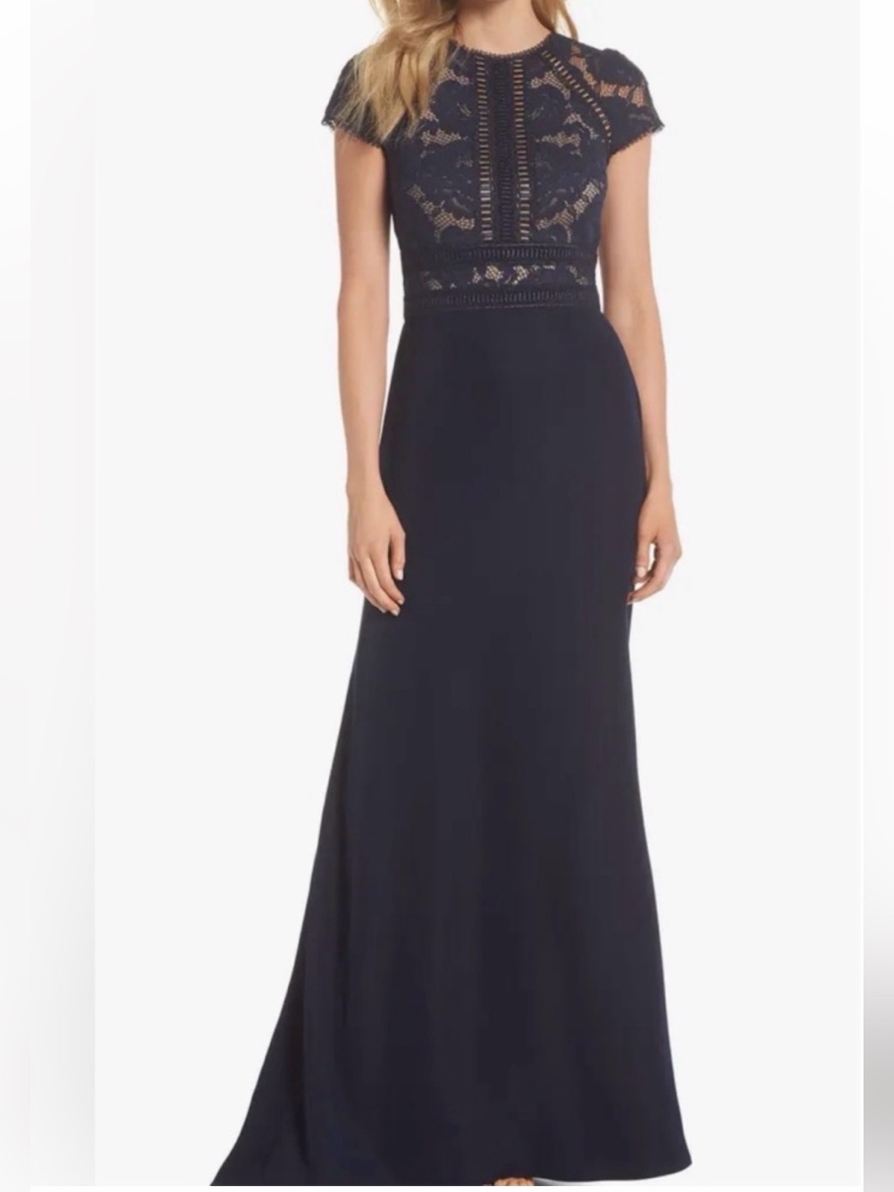 Tadashi Shoji Lace A-Line Gown